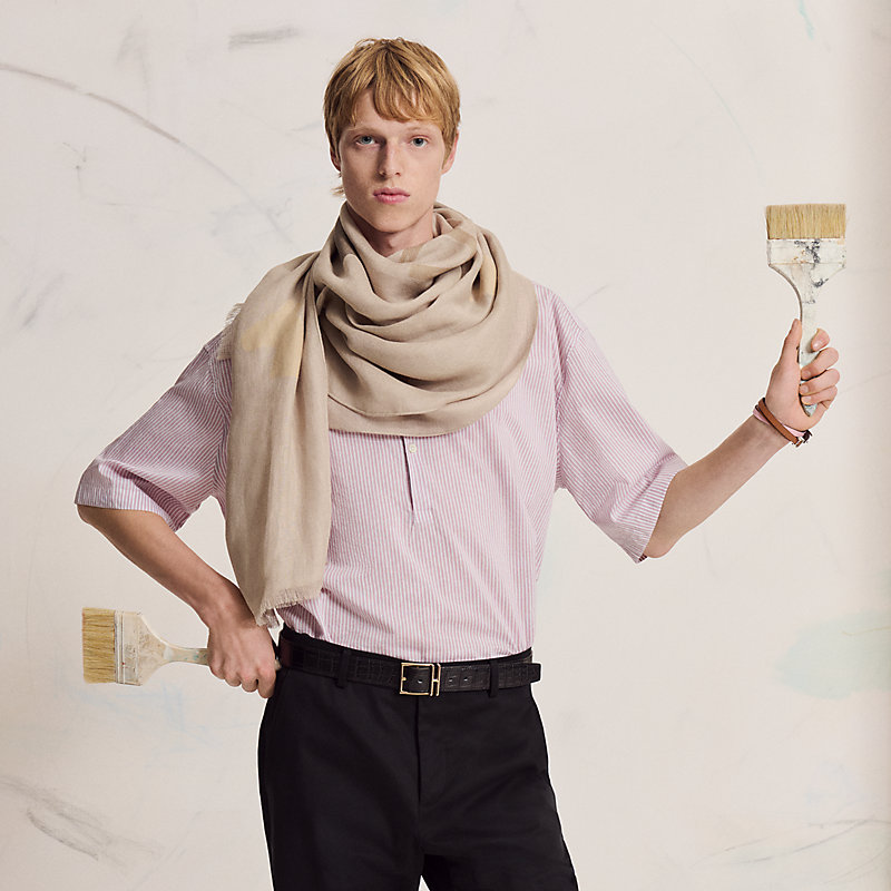 Saut Hermès scarf - Beige | Hermès UK